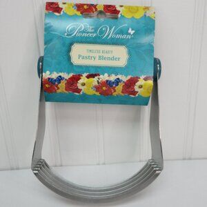 Pioneer Woman Pastry Dough Cutter Blender Timeless Beauty Teal Green Blue New